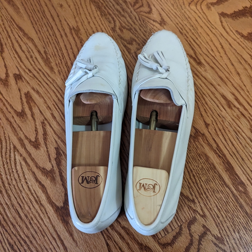 Bally Men's White Loafers